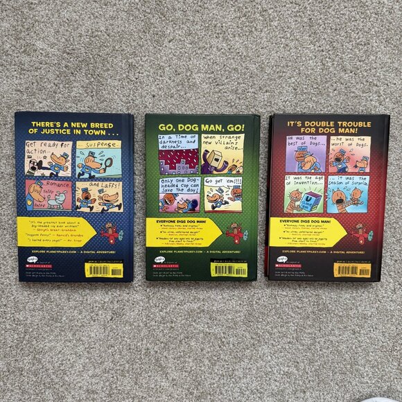 Set of 3 Dog Man Books by Dav Pilkey - Picture 2 of 6